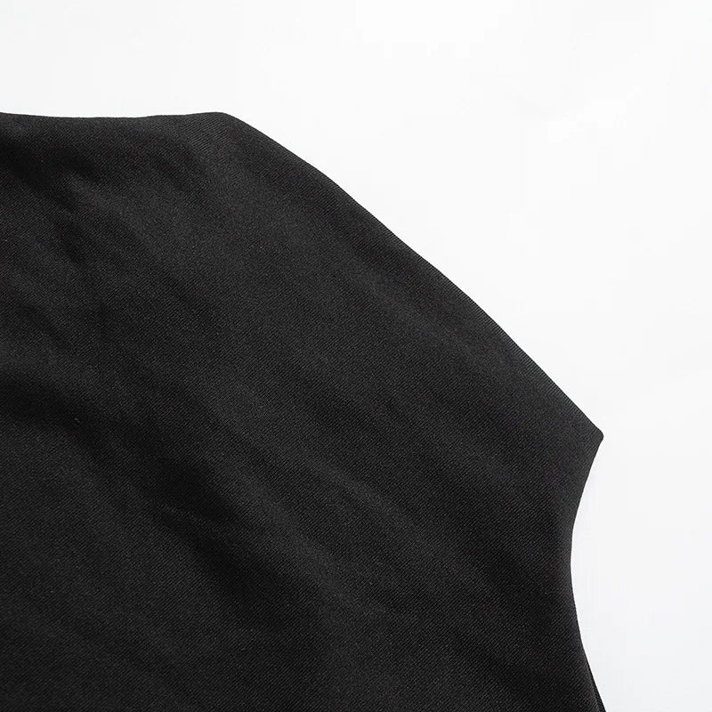 Women's Cut Out Chain Backless Maxi Party Club Long Sleeve Slit Long Dress