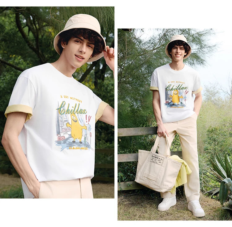 Men's Quick Dry T-Shirt - Bacteriostatic Cool Feeling Summer Tee with Fun Print