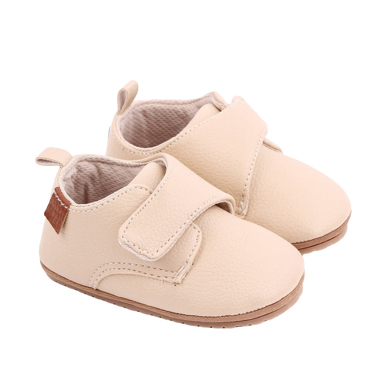 Toddler Baby Boys Girls Causal First Walker Shoes PU Leather Sneakers Soft Sole Cute Baby Flats Shoes