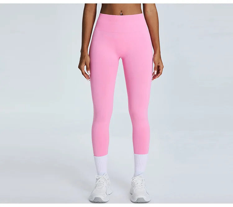 Women's High Waist Yoga Pants Fitness Running Tights Push Up Sports Gym Workout Leggings