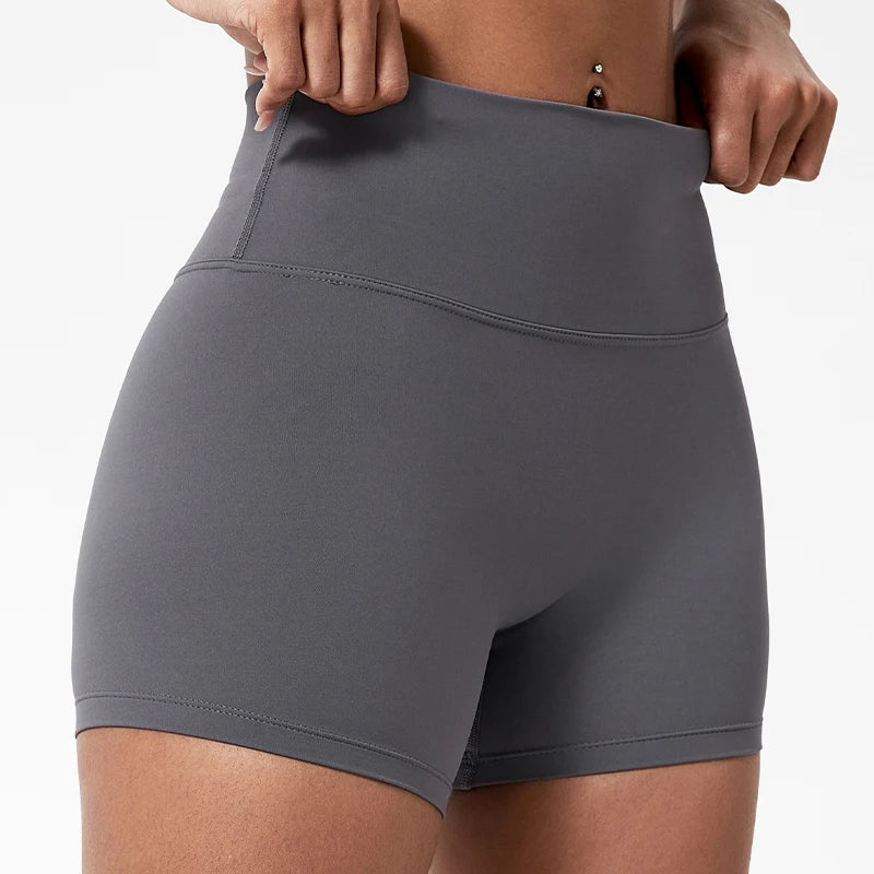 Women's Running Sports Buttock Lift Gym Leggings Cycling Slim Fit Workout High Waist Yoga Shorts