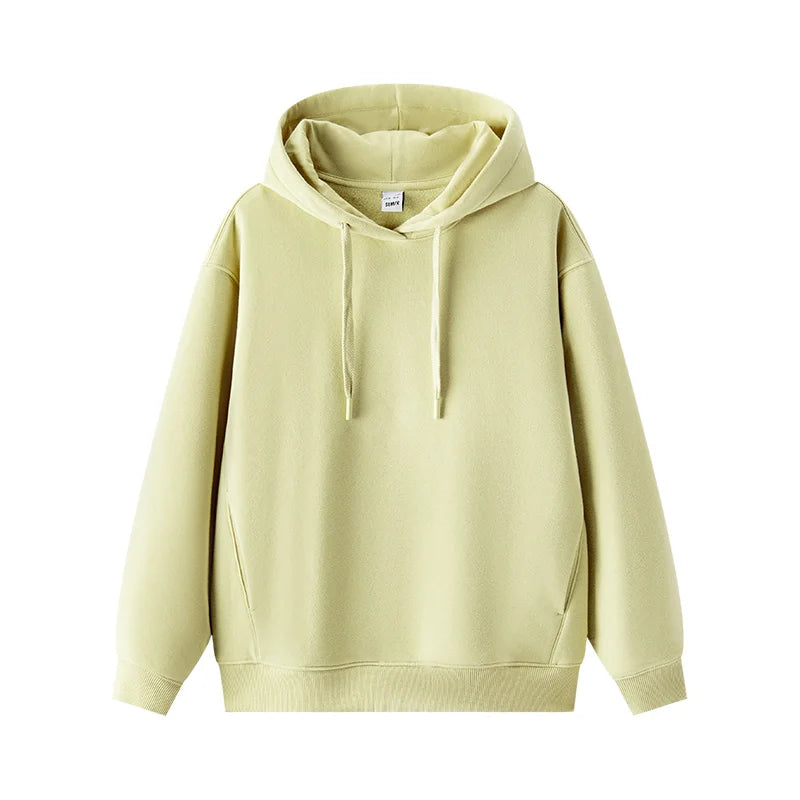 Women's Fleece Lined Thermal Hoodie - Antibacterial Loose Fit Winter Pullover