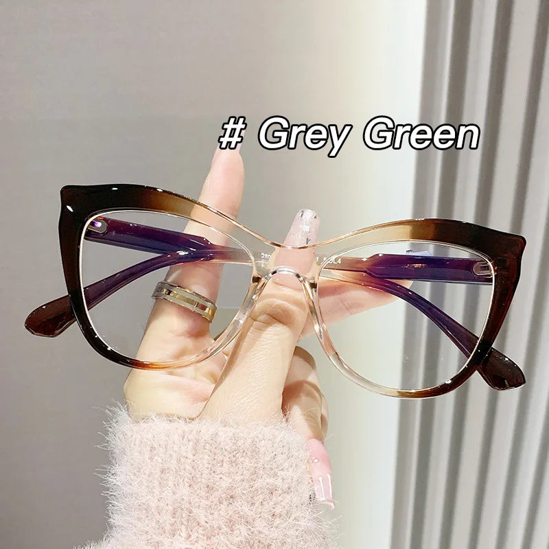Fashion Cat Eye Glasses - Women's Anti Blue Light Computer Eyewear
