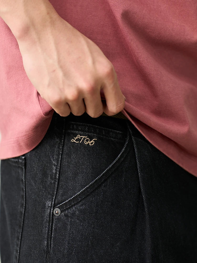 Loose Tapered Vintage Jeans - 11.5oz Cotton Denim Trousers