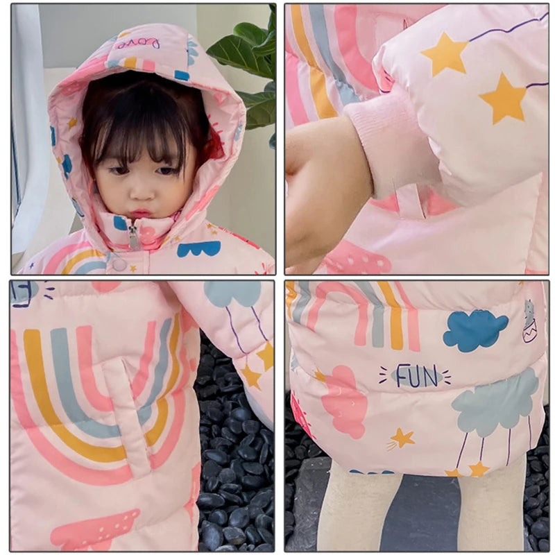 Children's Cotton Windbreaker Coat Jacket For Kids 2-7 Years