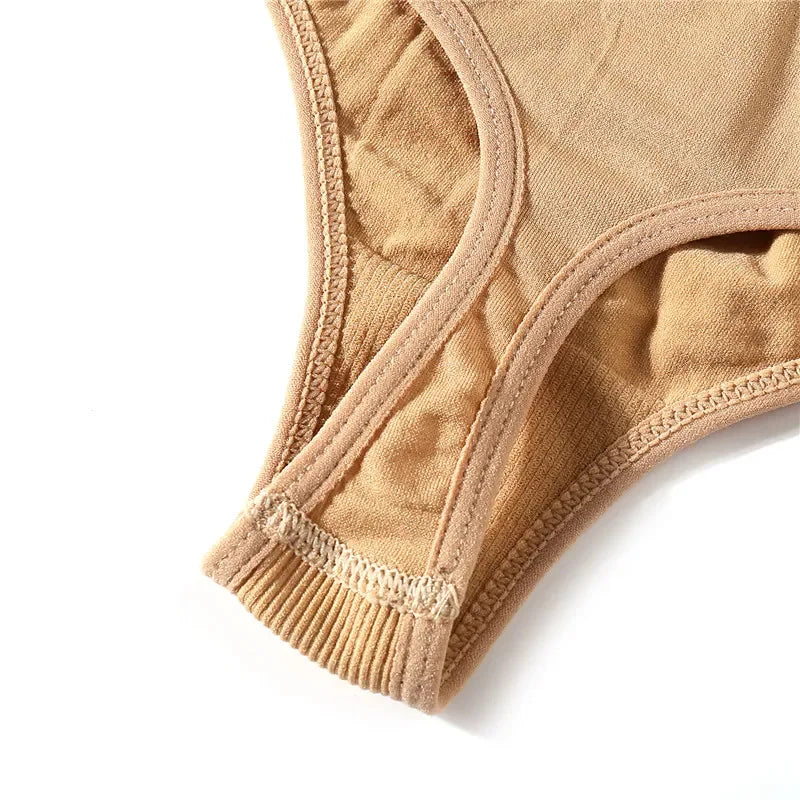 Seamless High Waist Thongs - 2 Pack Plus Size Underwear