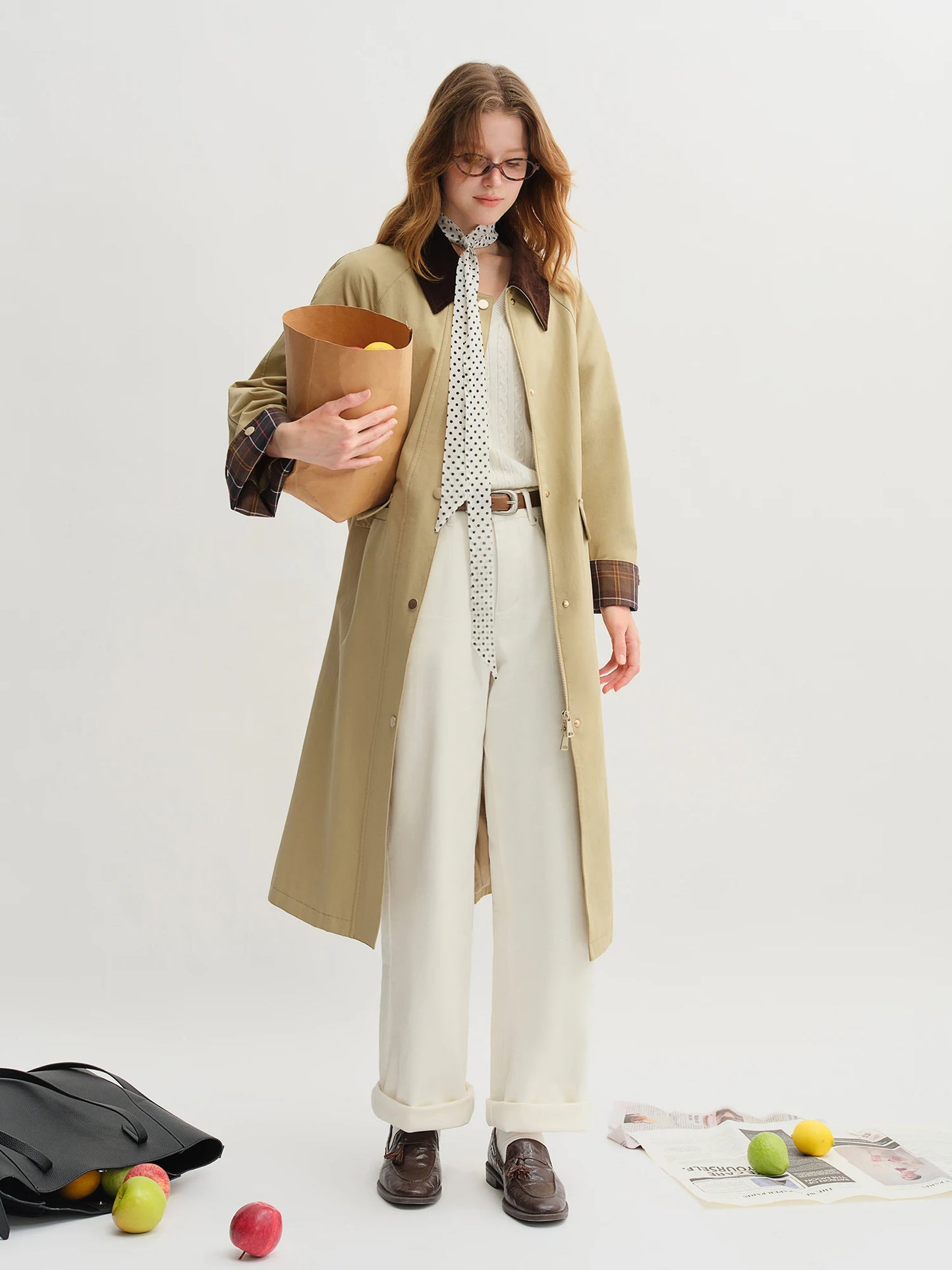 Women's High Waist Straight Leg Jeans - Stretch Denim Casual Trousers