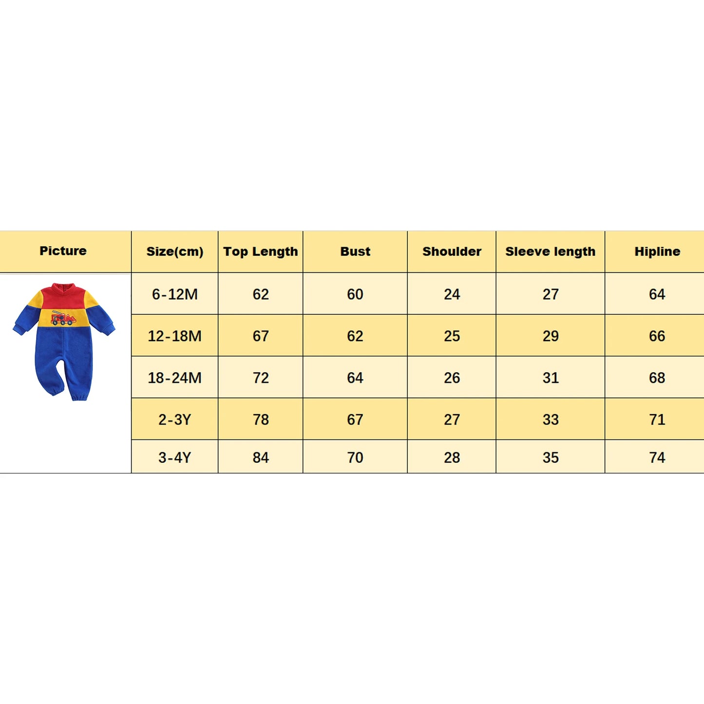 Infant Baby Boys Fall Winter Fleece Romper - Contrast Color Truck Embroidery Mock Neck Jumpsuit