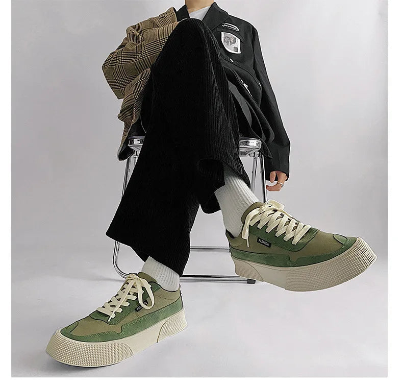 Men's Sneakers Casual Canvas Skateboard Shoes