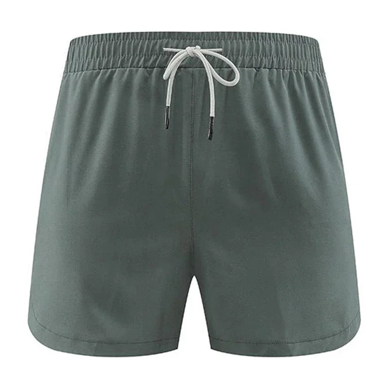 Men's Single Deck Beach Sweat Shorts with Zipped Back Pocket Running Training Marathon Athletic Breathable Shorts