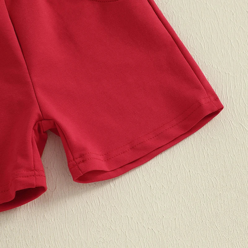 Baby Boys Striped Lobster Print Summer Set - T-Shirt & Solid Shorts (0-3Y)