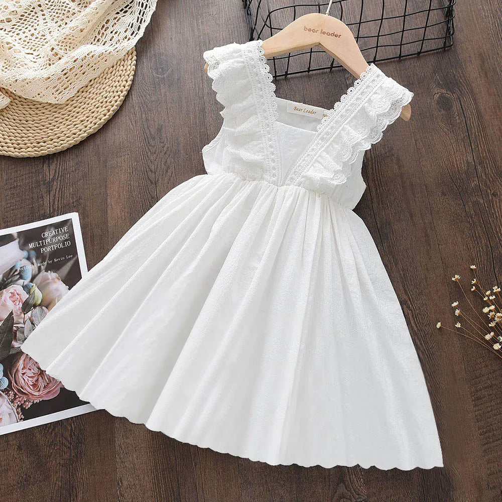 Kids Girls Summer Lace Dress