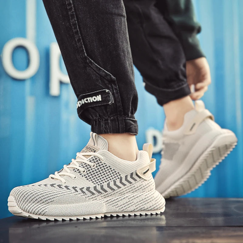 Men's Casual Platform Sports Shoes Breathable Sneakers