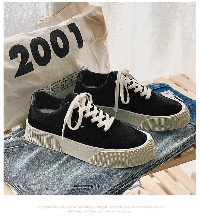Men's Sneakers Casual Canvas Skateboard Shoes