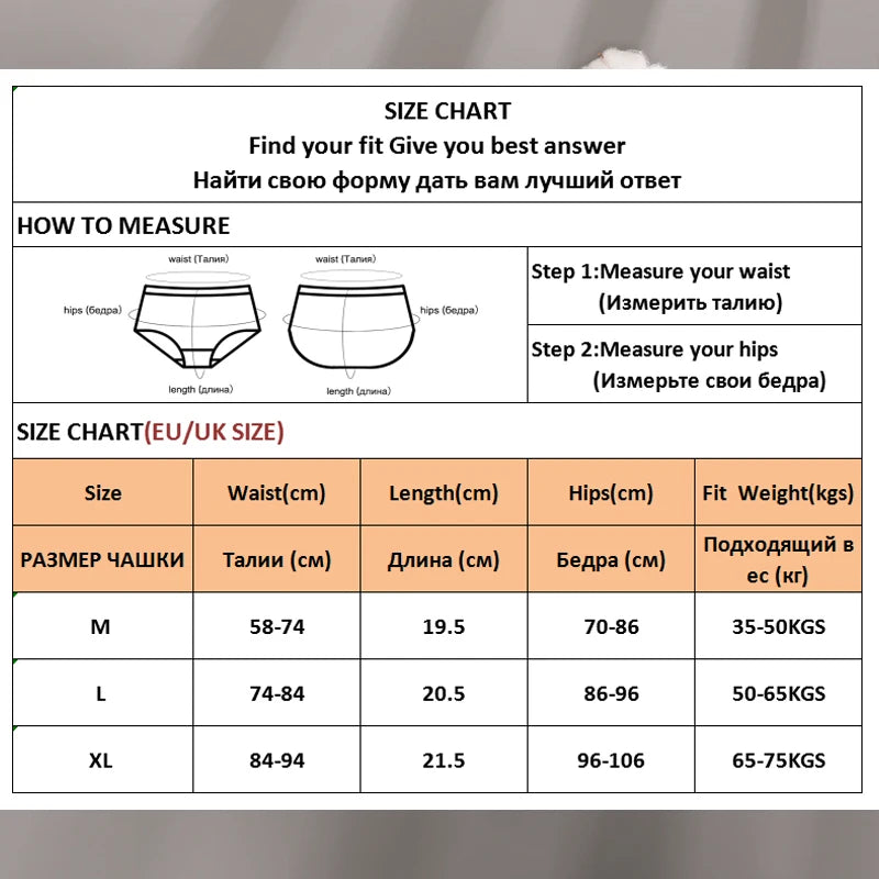 Women's Cotton Brazilian Panties V-Waist Thongs Underwear - Low-Rise Briefs Seamless Lingerie