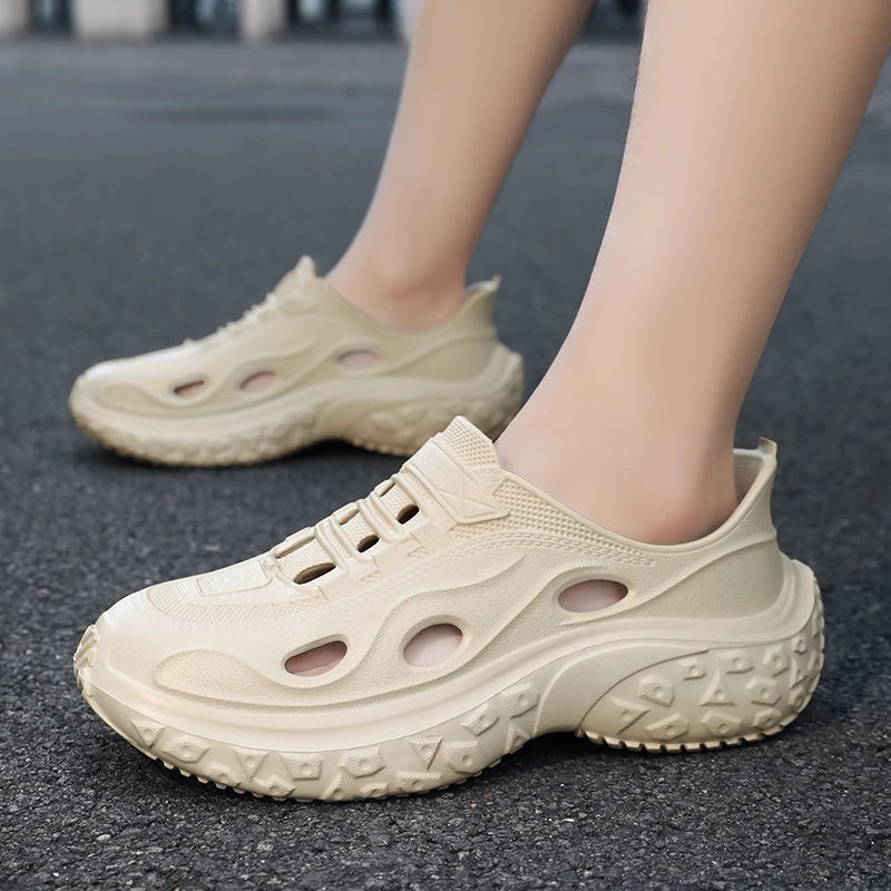 Men's Summer Sandals Platform Outdoor Quick Dry Beach Wading Water Non-Slip Clogs