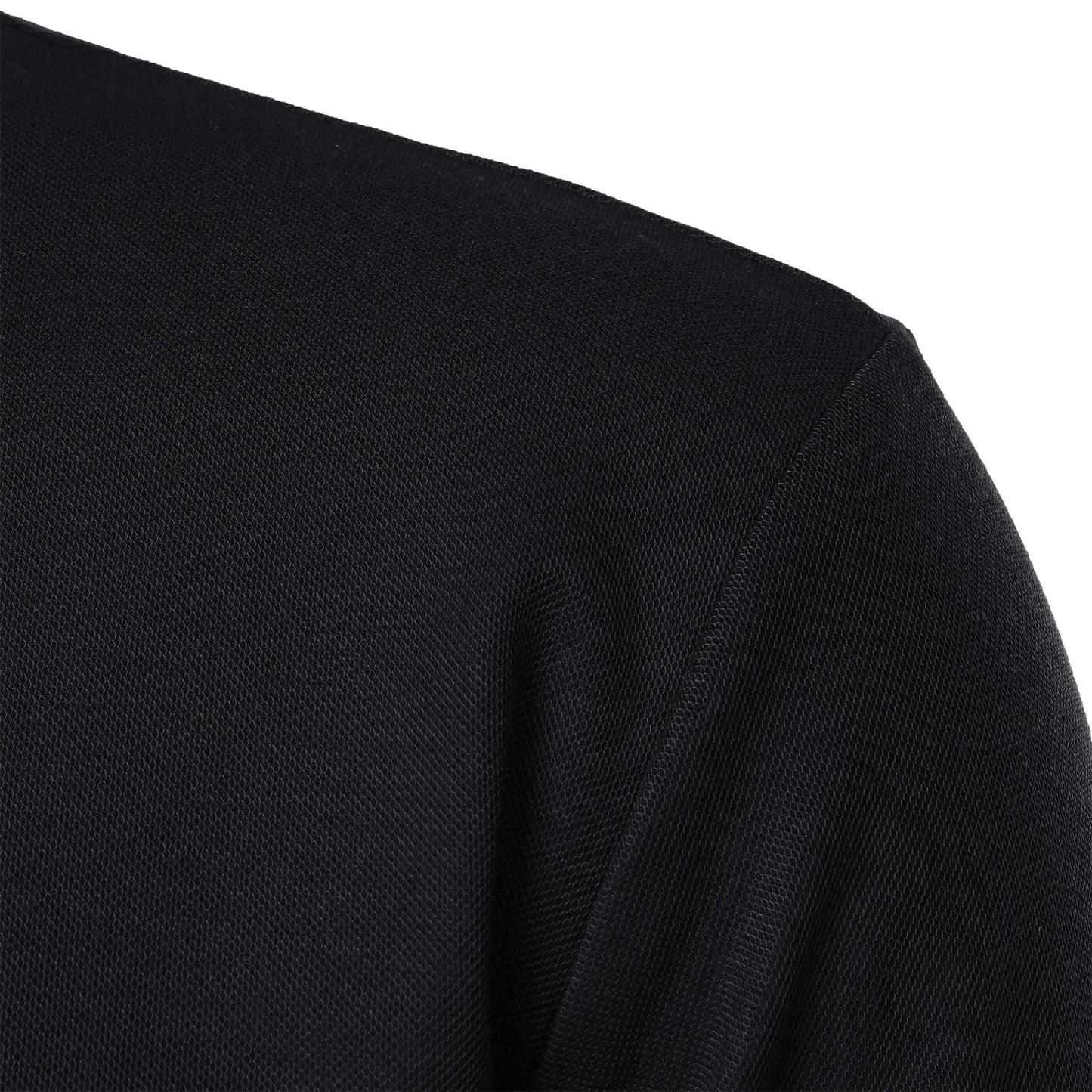 Men's Summer Short Sleeve Stand Collar Smart Casual Slim Fit Lightweight T-Shirt