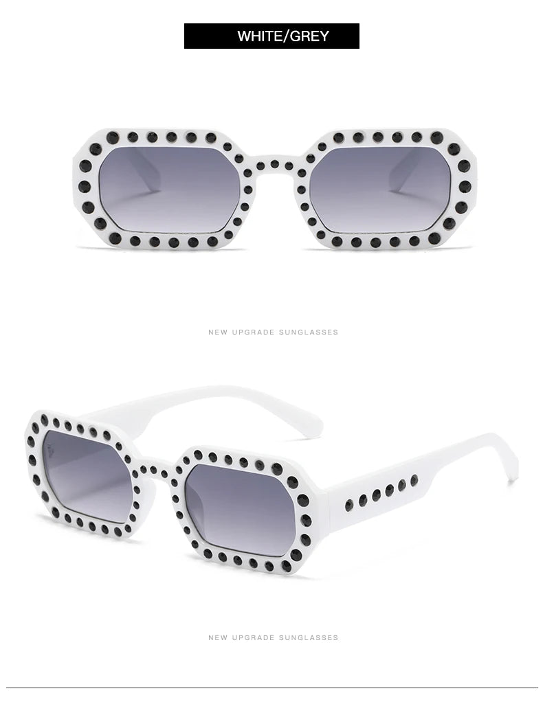 Rhinestone Fashion Sunglasses - UV400 Protection for Women & Men