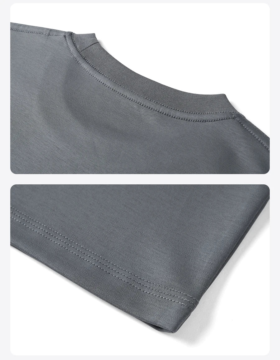 Premium Smooth Liquid Ammonia T-Shirt - Men's Oversized Comfort Tee