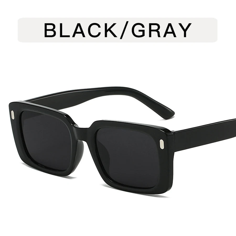 Women's Retro Square Anti UV 400 Sunglasses