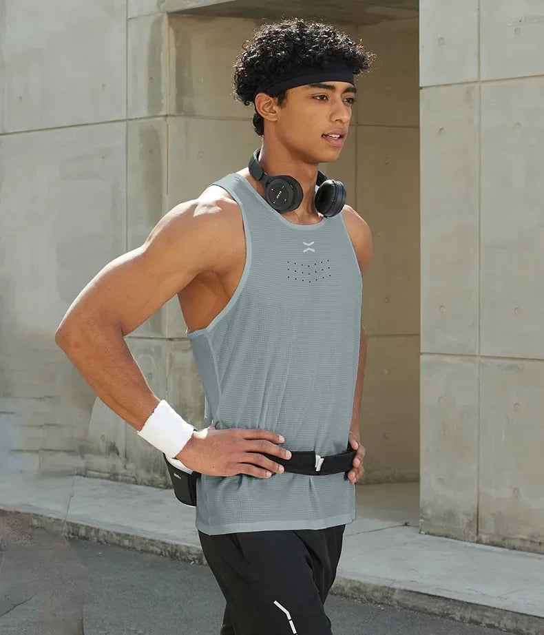 Men's Summer Sleeveless Tank Top Sportswear Gym Sports Vest