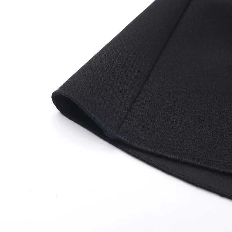 Women's Bows Spaghetti Strap Plunge Bodycon Mini Zipper A-Line Backless Folds Party Dress