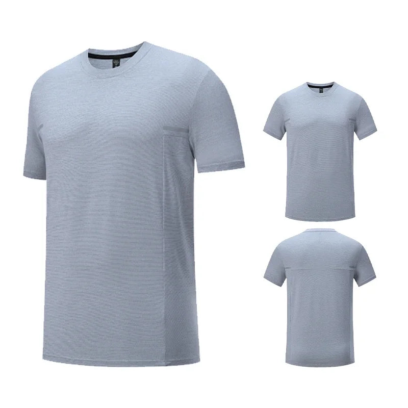 Men's Sports Fitness Short Sleeve Gym Compression Workout Casual Quick Dry Muscle Fit T-Shirt