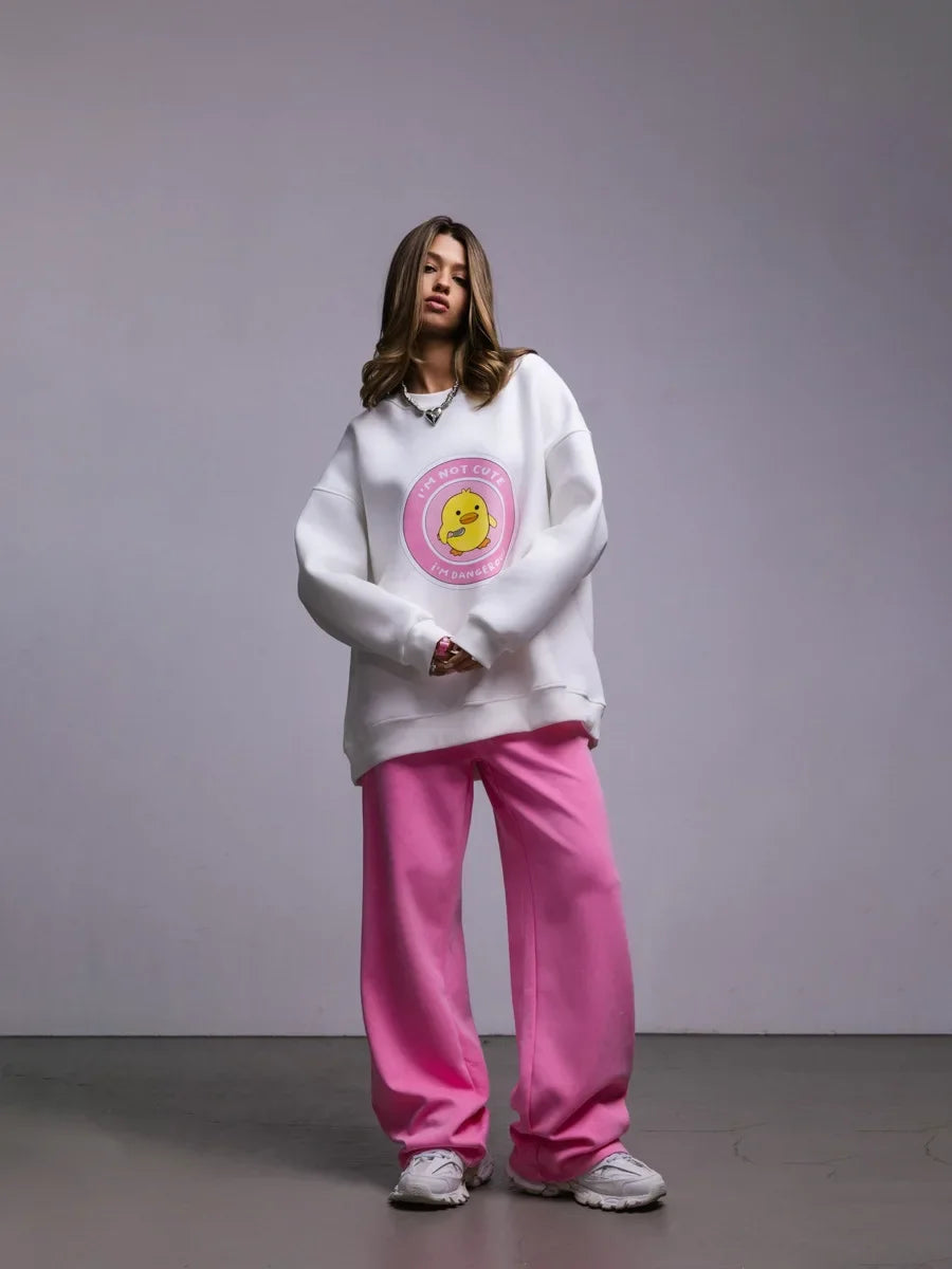 Women's Loose Round Neck Oversized Chic Sweatshirt