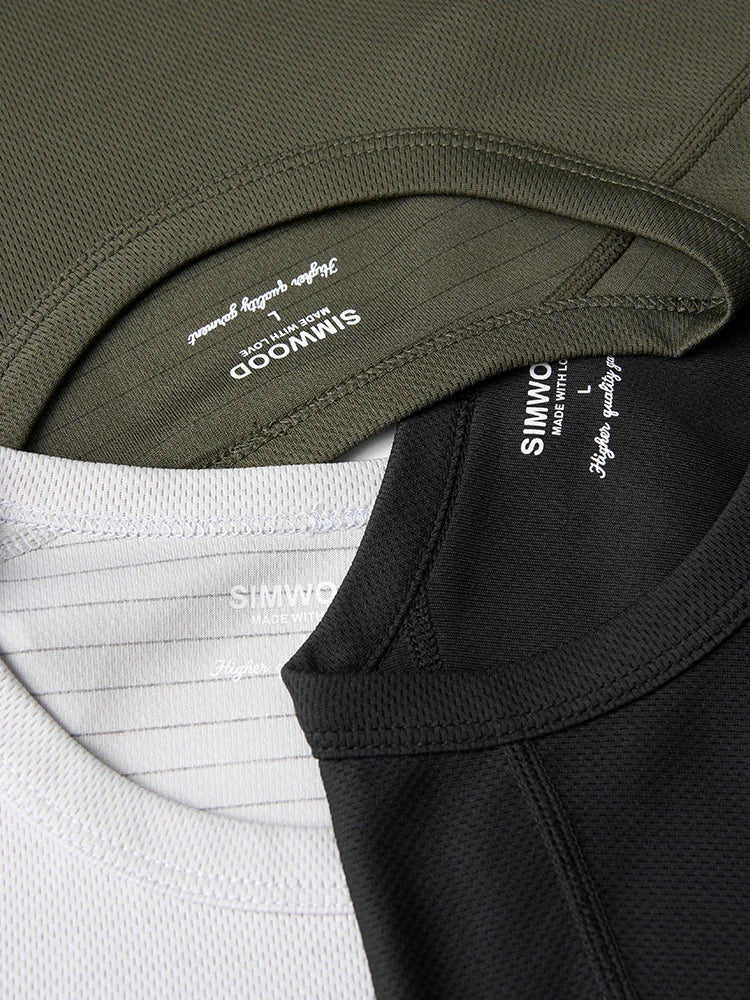 Men's Summer Slim Fit Active Quick Lightweight 140gsm Anti Static Conductive Fabric Athletic Gym T-Shirt