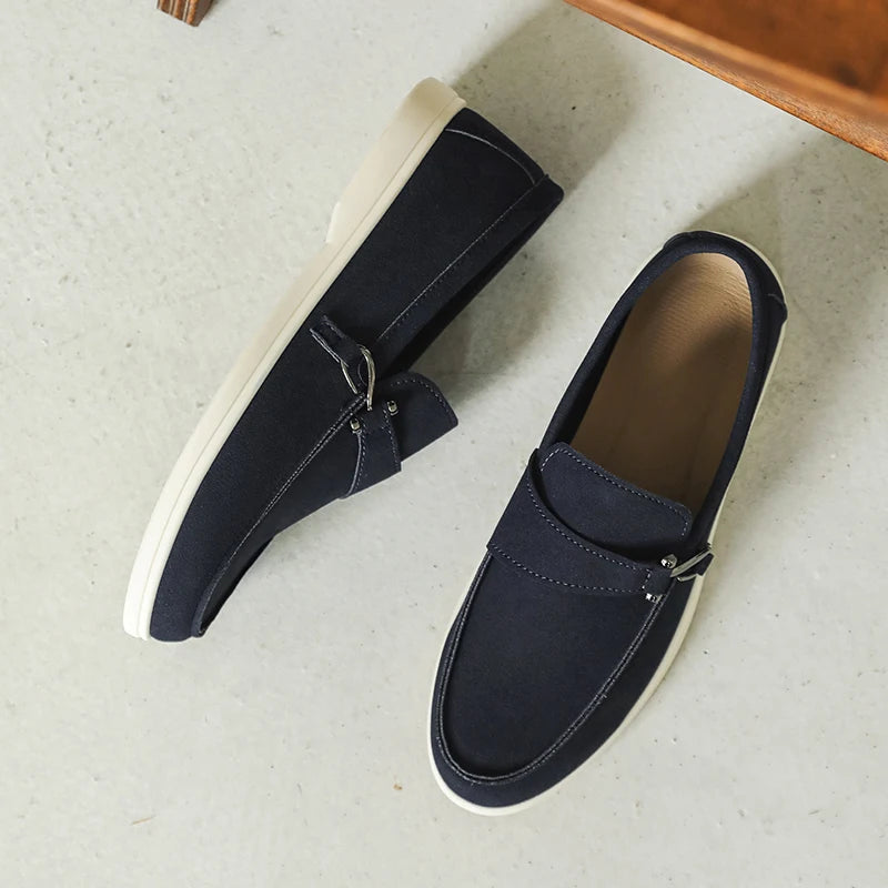 Men's Autumn Slip-On Loafers - Comfortable Soft Tennis & Driving Shoes