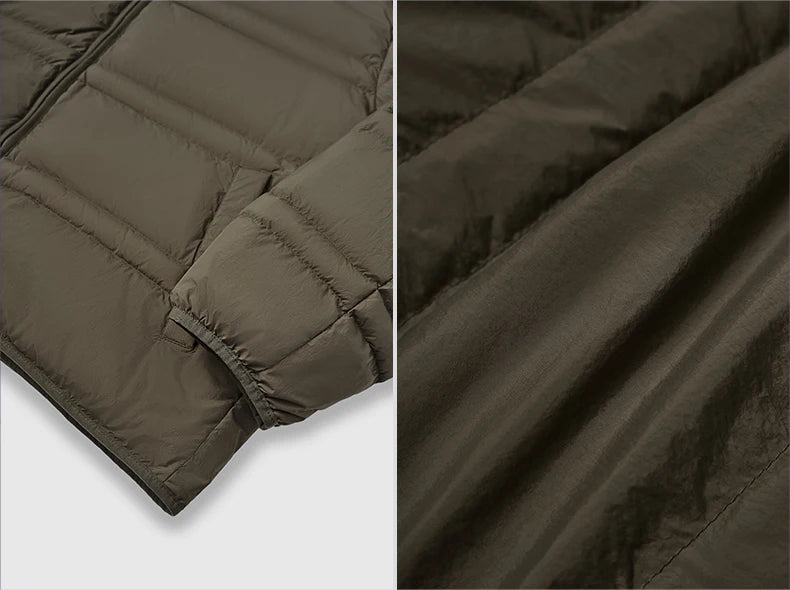 Water-Resistant Down Jacket Unisex - Streetwear Warm Loose Fit with Detachable Design