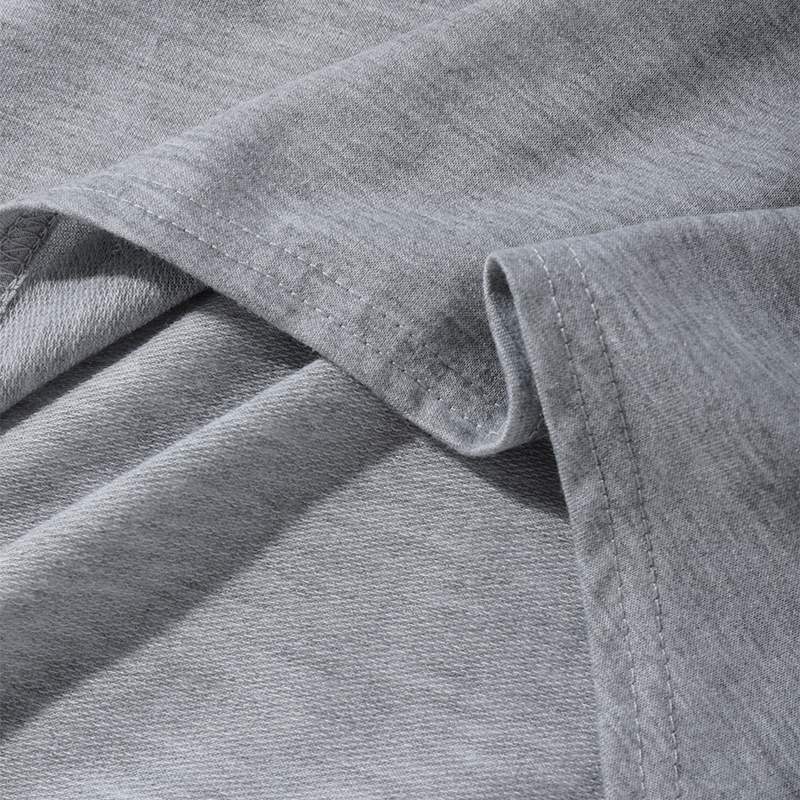 Men's Round Neck Long Sleeve Irregular T-Shirt S-5XL