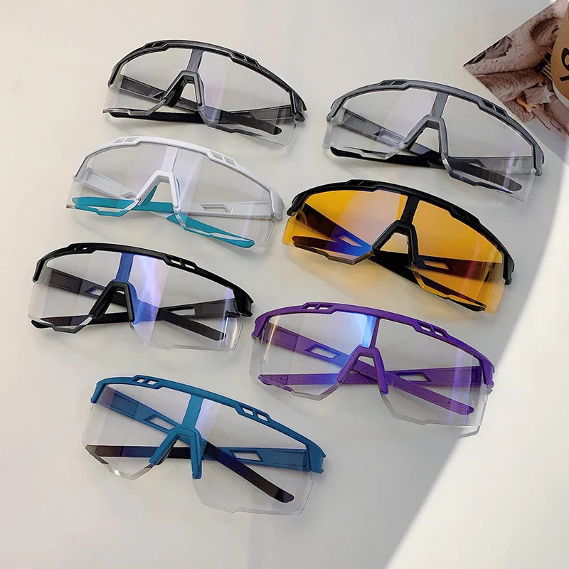 Men's Photochromic Sports Oversized Outdoor Goggle Sunglasses