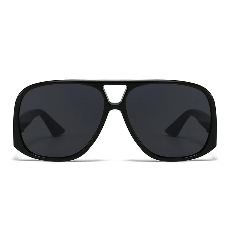 Unisex 1/3pcs Oversized  Double Bridges Sunglasses UV400