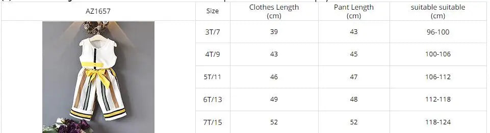 Girls Summer Feather Outfit Set - Sleeveless Top & Bandage Shorts