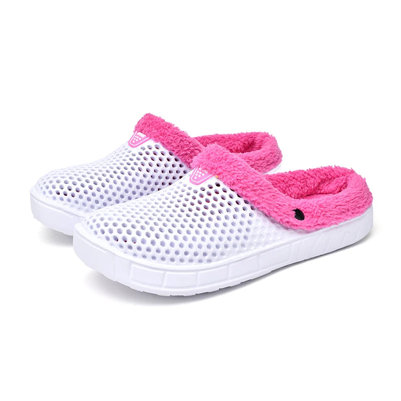 Plush Warm Slippers - Soft Non-Slip Indoor Home Slides