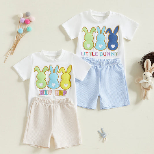Baby Girls Easter Romper Set - Carrot Print Long Sleeve Jumpsuit with Bow Headband