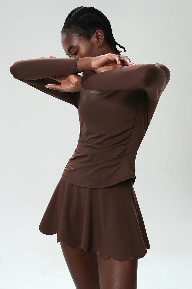 Two-Piece Athletic Set - Breathable Running Suit with Shorts