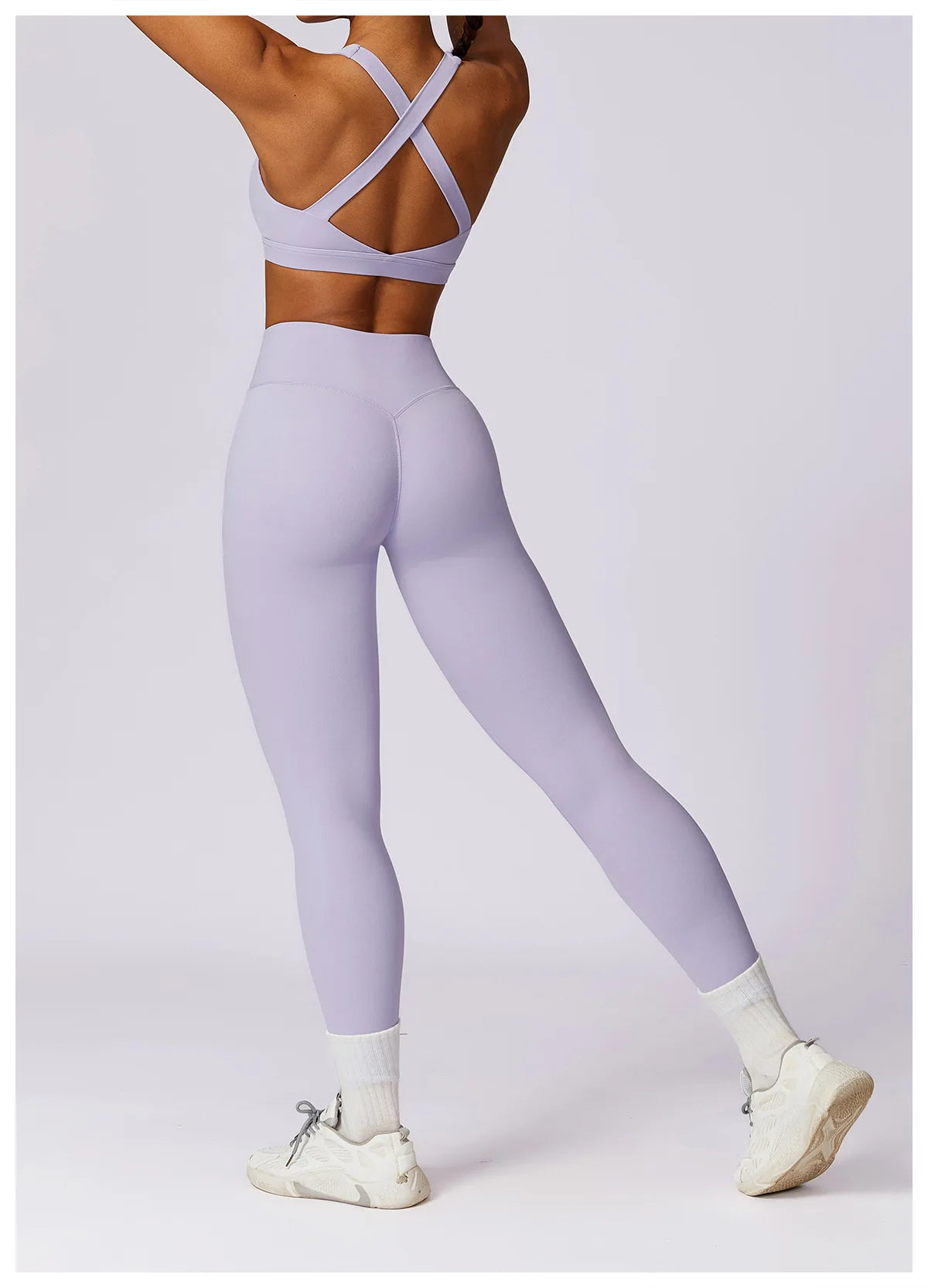 Women's 2Pcs Sports Fitness Tracksuit Workout Sportswear Quick-Drying Yoga Gym Yoga Set