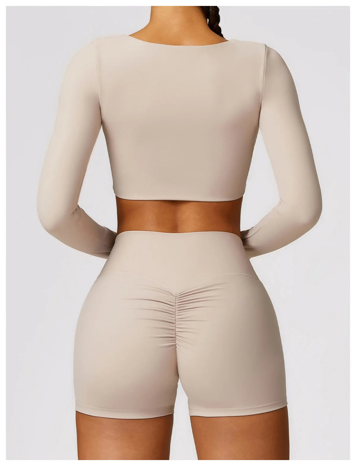Women's Buttock Lift Scrunch Yoga Gym Leggings Cycling Slim Fit Workout  High Waist Sports Shorts