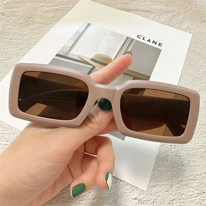 Women's Sunglasses Retro Square Eyewear Anti UV Sunshade Sunglasses UV400