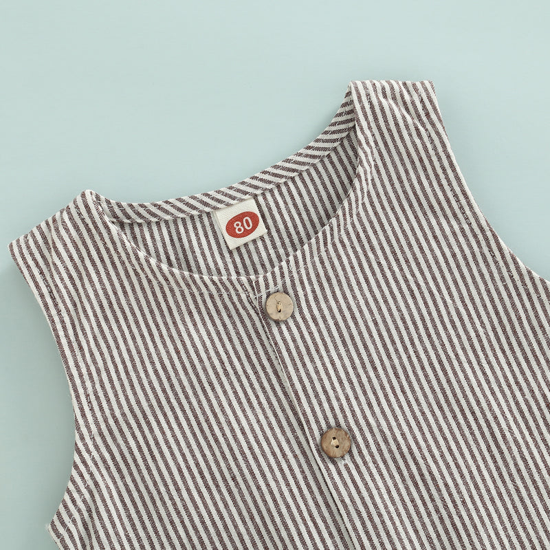 Toddler Baby Summer Romper with Pockets (0-24M)
