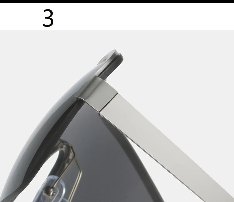 Half Frame Retro Sunglasses - Women's Windproof Street Style Eyewear