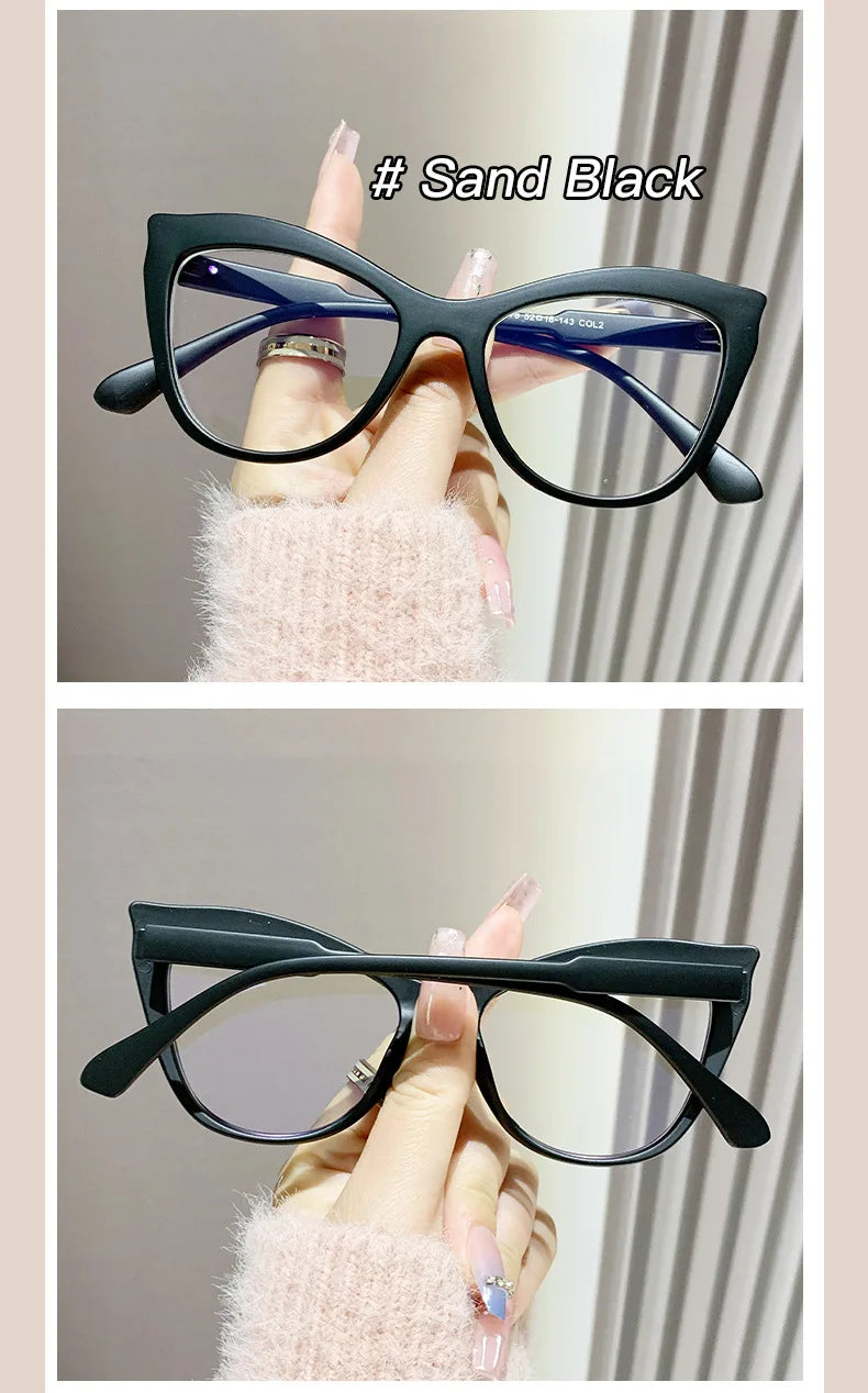 Fashion Cat Eye Glasses - Women's Anti Blue Light Computer Eyewear