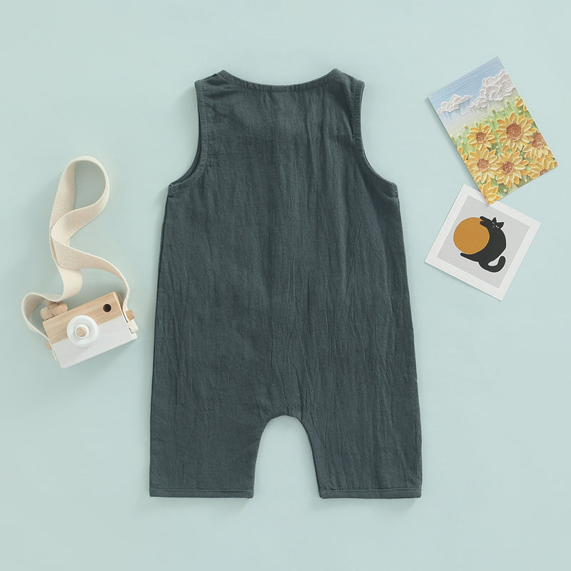 Toddler Baby Summer Romper with Pockets (0-24M)