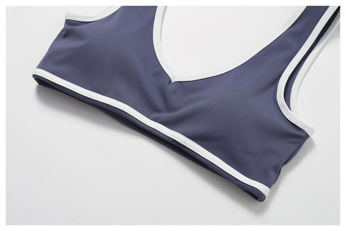 Women’s Casual Yoga Top Running Underwear Breathable Workout Brassiere Fitness Quick-Dry Gym Push up Sports Bra