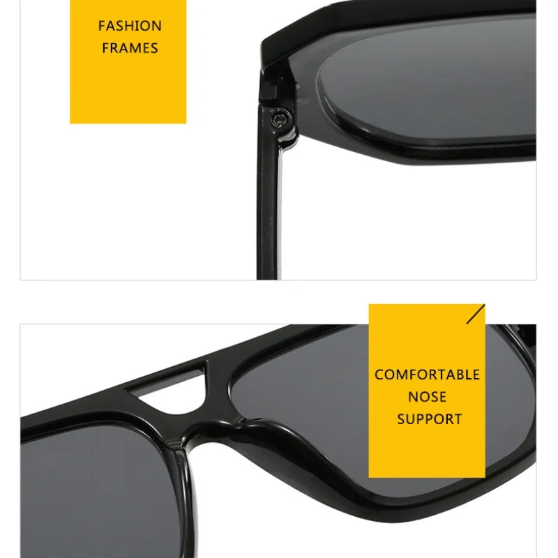 Retro Sunglasses - Classic Driving Eyewear with UV400 Protection