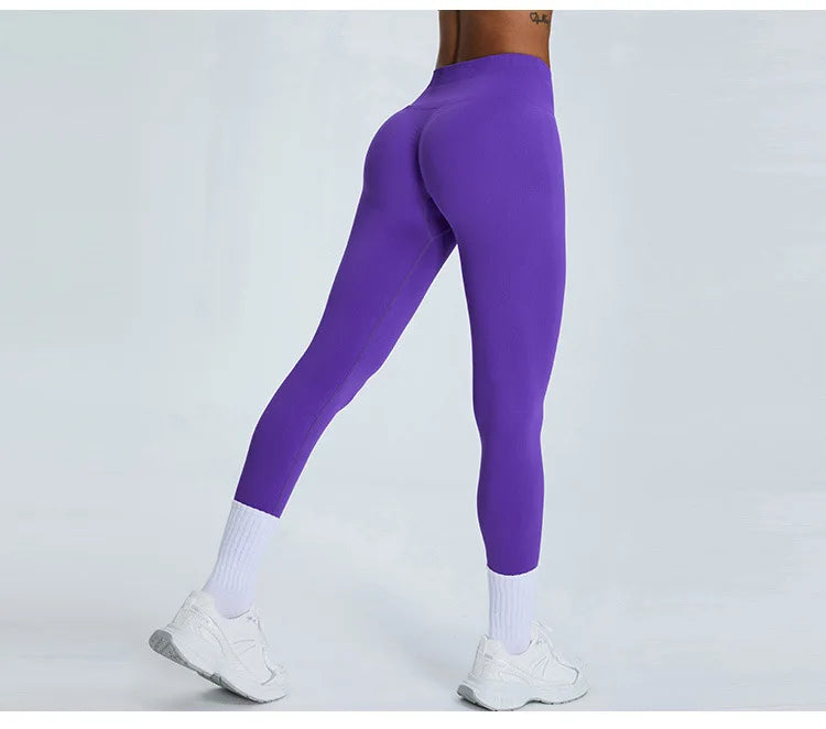 Women's High Waist Yoga Pants Fitness Running Tights Push Up Sports Gym Workout Leggings
