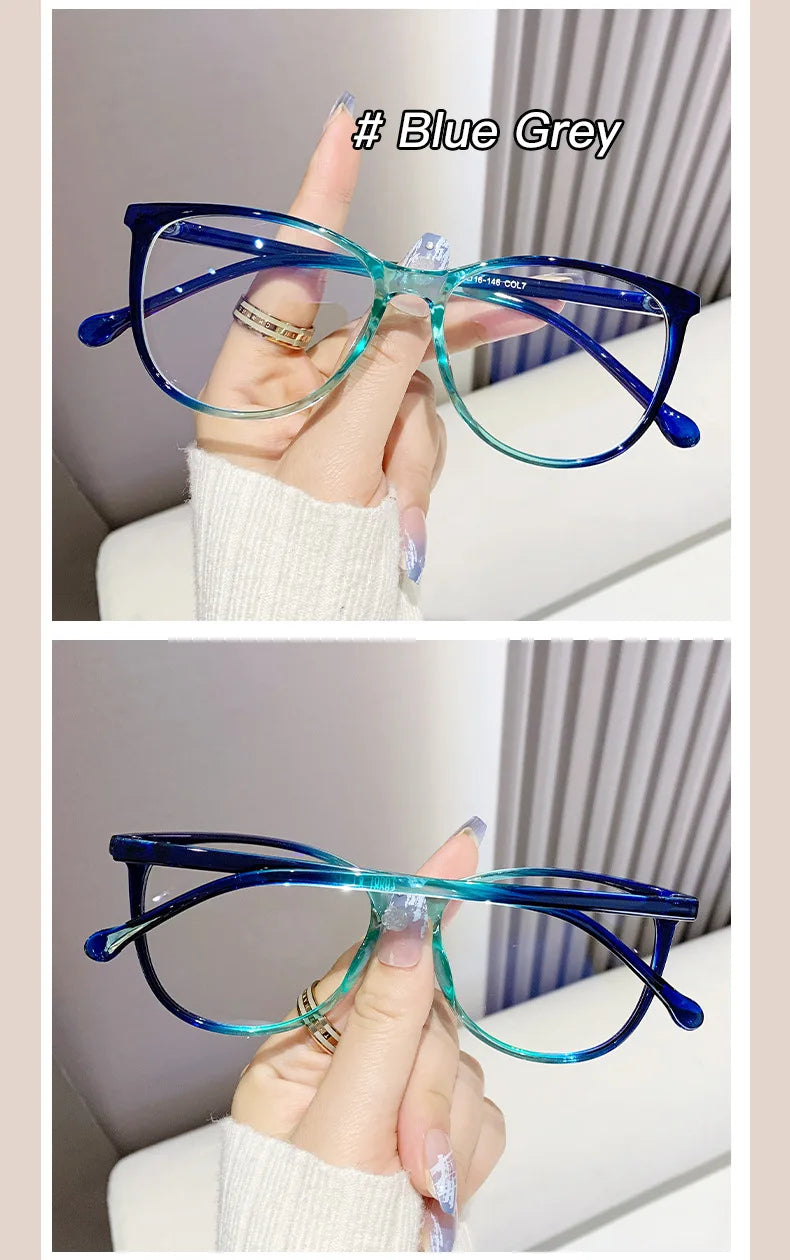 Retro Transparent Fashion Glasses - Anti Blue Light Eyeglass Frame