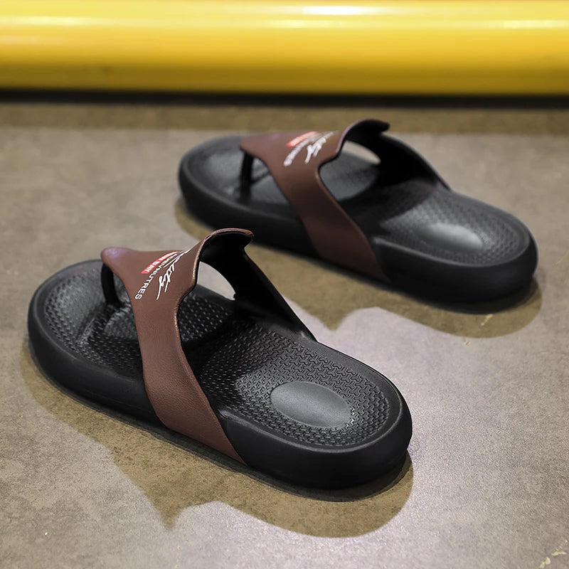 Men's Summer Flip Flops EVA Platform Outdoor Breathable Sandals Clogs Waterproof Beach Slippers Slides